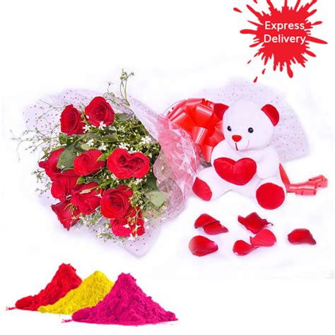 Send Cute Holi Hamper Online - HPREX30GAL70 | Giftalove