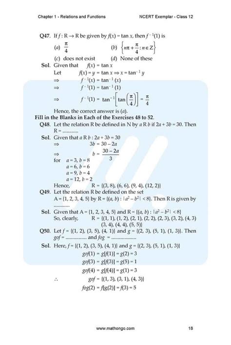 Image result for Chapter 1 Math Class 12 5 Marks Questions