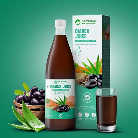 Dr. Vaidya's Diabex Juice (950 ml) – With Jamun, Gudmar, Aloe Vera ...
