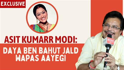 Daya Ben to be back on Taarak Mehta Ka Ooltah Chashmah, confirms ...