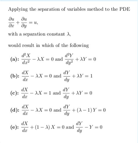 Image result for Calculus Separation of Variables