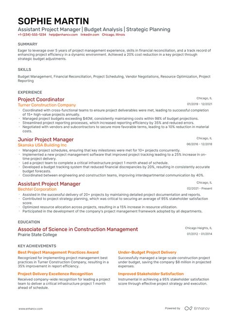 10 Assistant Project Manager Resume Examples & Guide for 2026