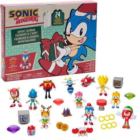 Sonic The Hedgehog Advent Calendar 2024-24 Surprises with Exclusive ...