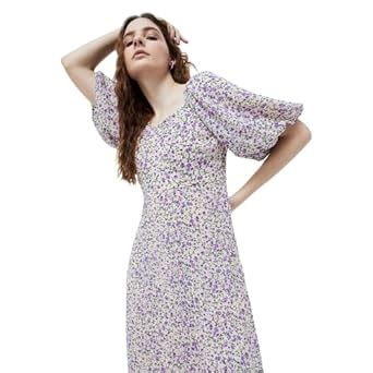 Buy Ginger by Lifestyle Women's Polyester A-Line Knee-Length Casual ...