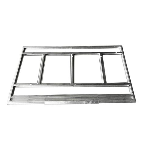 8FT X 4FT Metal Garden Shed Utility Tool Storage, Pent Roof Outdoor ...