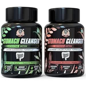 The Yoga Man Lab Stomach Cleanser - Probiotic Detox & Flatter Belly ...