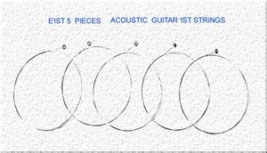 BEATBOX Acoustic 1ST E STRING FOR ACOUSTIC GUITAR MODL12 Guitar String ...