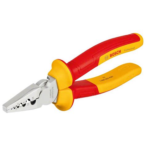 Buy Bosch VDE Crimping Plier 1600A02NE6 180mm Professional | Available ...