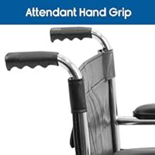 KosmoCare Dura Heavy Duty Foldable Wheelchair for Heavy Patients ...