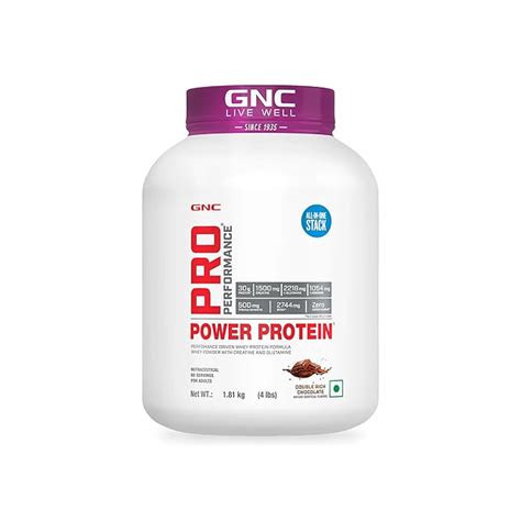 GNC Pro Performance Power Protein | 4 lbs/1.81 Kg | 6 In One Stack ...