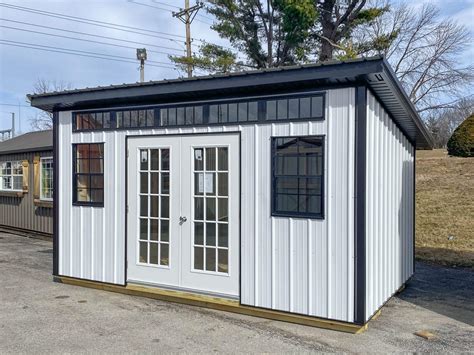 Sloped Roof Shed Designs Lean To Style Shed Plans