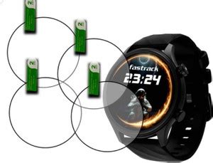 KHWABEEDA Tempered Glass Guard for FASTRACK OPTIMUS 2 PRO SMART WATCH ...