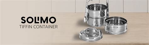 Amazon Brand - Solimo Stainless Steel Tiffin Container | with ...