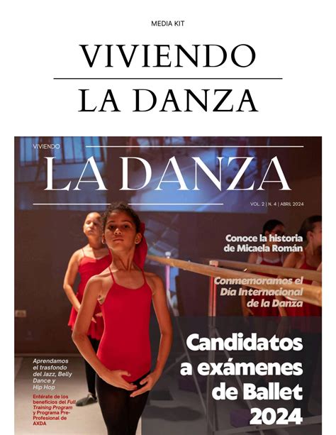 Viviendo la Danza Media Kit (English Version) by AXDA | Viviendo la ...