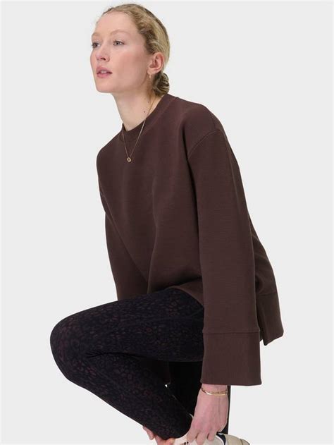 Sweaty Betty Cotton Ribbed Sweatshirt