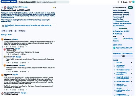 Reddit Failing MRCP part 1 r Junior Doctors UK - Failing MRCP part 1 ...