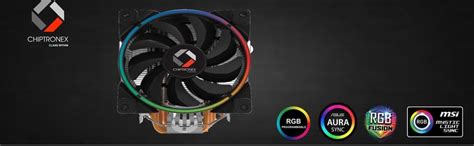 CHIPTRONEX Diffuser X500 RGB CPU Cooler 5 Copper Pipes All Intel AMD ...