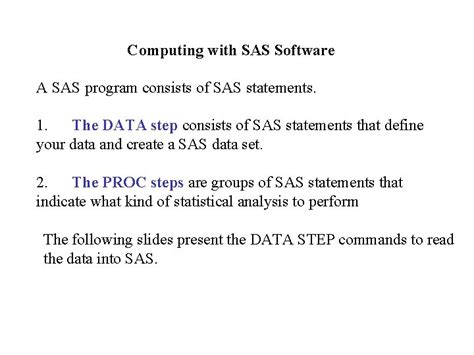 Image result for SAS Program