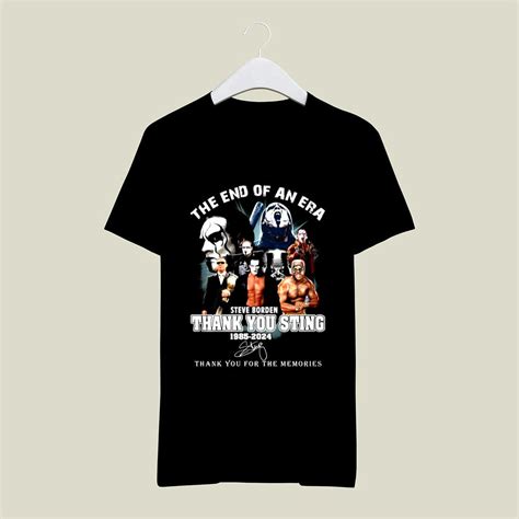 The End Of An Era Steve Borden Thank You Sting 1985 2024 Shirt - Lesgusa