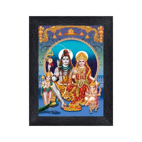 Bhole Nath parivar (Maa Parvati, Ganesh, Kartikey and Shiv Shankar ...