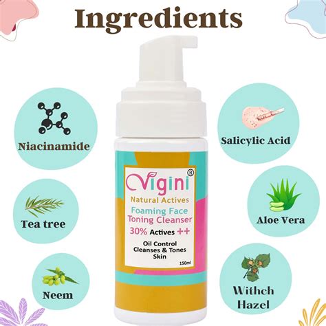 Buy VIGINI ANTI-ACNE OIL CONTROL FOAMING TONER FACEWASH 150ML|SERUM ...