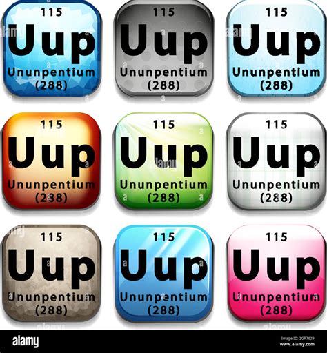 Elemento Ununpentium 20+ Ununpentium Fotografías De Stock, Fotos E