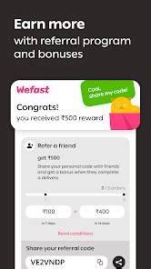 WeFast: Delivery Partner App – Apps on Google Play