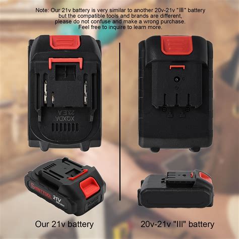 SHINTYOOL 21v Lithium Battery - 2.0 Ah Battery with Charger India | Ubuy