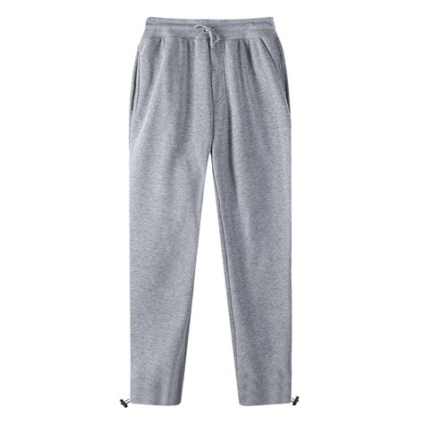 Dovford Open Bottoms Sweatpants for Men Loose Fit Wide Leg Sweat Pants ...