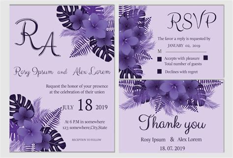 Page 4 | Purple wedding invitation Images - Free Download on Freepik