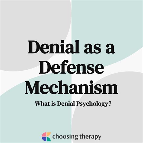 Denial: Why is It a Defense Mechanism?