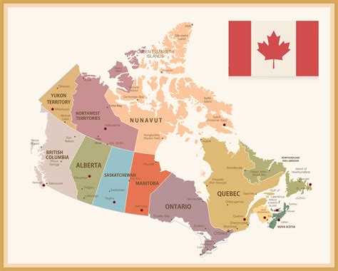 Printable Map Of Canada With Provinces And Capital Cities - Free Printable Templates