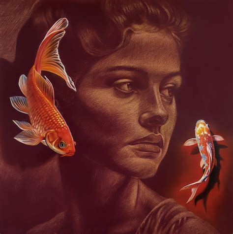 "Flow Against Silence": Red-Violet Figurative painting by Abid Shaikh ...