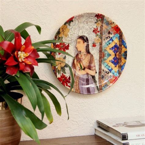 Zeenat Mahal Ceramic Decorative Wall Plate – Mora Taara