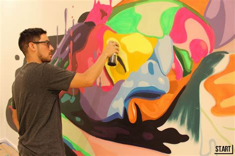 ST.ART Project | Hand-painted mural by Dasic Fernandez for Luxury ...