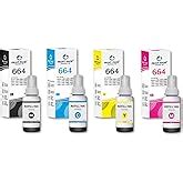 Splashjet T664 Compatible Refill Ink for Epson L130, L360, L380, L361 ...