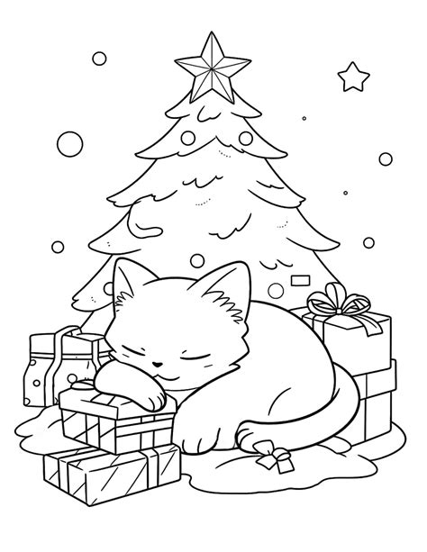 53 Joyful Christmas Tree Coloring Pages - Our Mindful Life