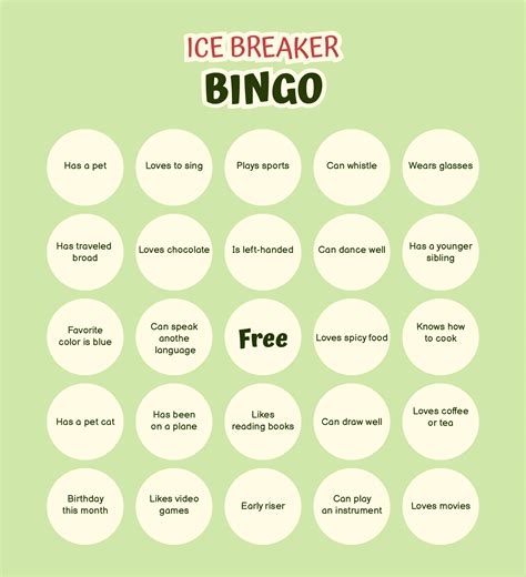 Christmas Bingo Ice Breaker - 13 Free PDF Printables | Printablee