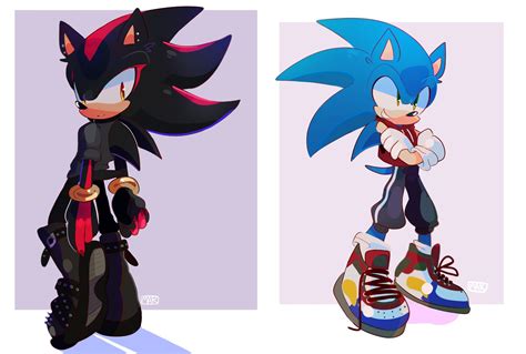 mar 🌊 on Twitter | Sonic and shadow, Shadow the hedgehog, Sonic fan ...