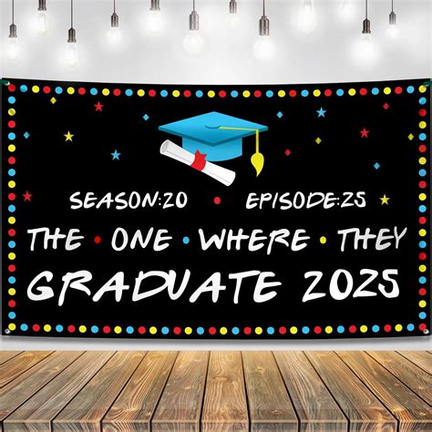 KatchOn, The One Where They Graduate 2025 Backdrop - India | Ubuy