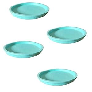 Lasaki Round Ceramic Trays (Plates Saucers) for Pots, planters, Flower ...