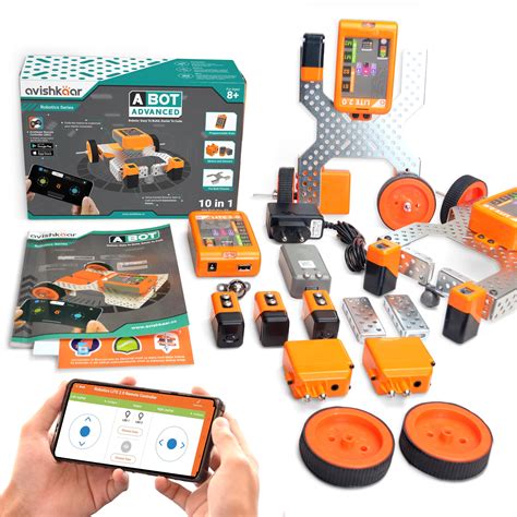 Buy Avishkaar ABot Advanced,10 in1 DIY STEM Metal Robotics Kit ...