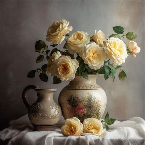 Still life with flowers digital art – Artofit