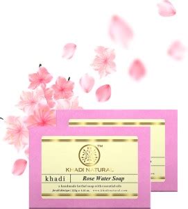 KHADI NATURAL Ayurvedic Rosewater Soap - Price in India, Buy KHADI ...
