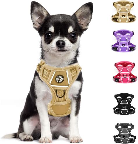 Amazon.com : Puppy Harness No Pull Dog Vest Harness Breathable Padded Dog Chest Harness ...