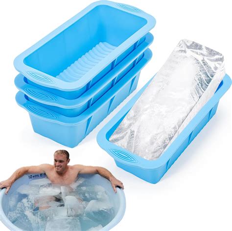 Amazon.com: AIERSA Extra Large Ice Block Mold,2Pcs Large Ice Molds for Ice Bath,Silicone Ice ...