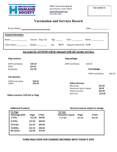 40 Printable Dog / Puppy Vaccination Records - TemplateArchive