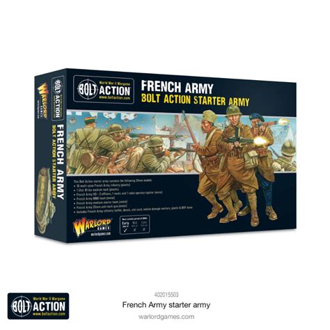 Acheter Bolt Action - French Army Starter Army - Warlord Games - Jeux ...