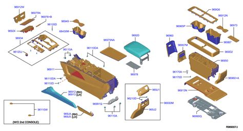 Nissan Frontier Console Mat. Liners used on the floor console - 68562 ...