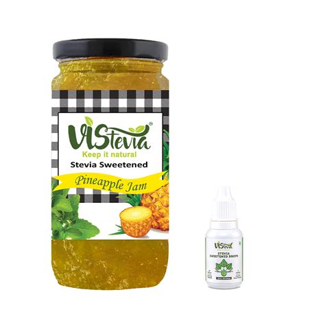 Sugar Free Stevia Pineapple Liquid Drops| 100g |Vistevia